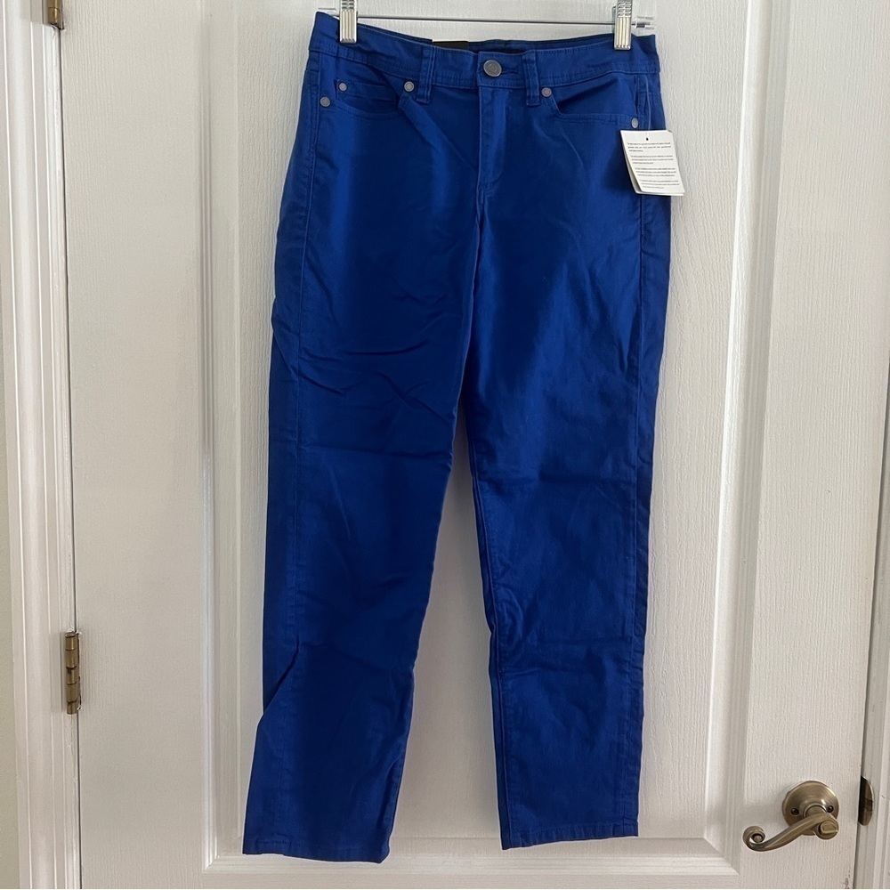 Calvin Klein Jeans Power Stretch Skinny Crop Bright Blue Women’s 4